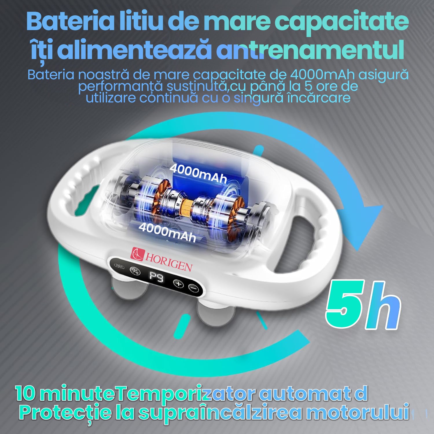 Aparat Pentru Masaj Profesional Cu 6 Capete Horigen MuscleWave Six Aparat Pentru Masaj Profesional Cu 6 Capete Horigen MuscleWave Six